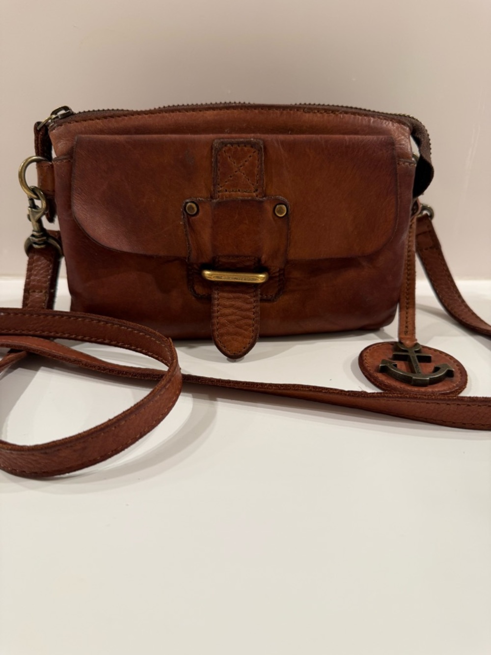 Vintage Harbor 2nd Luna Crossbody Leather Bag